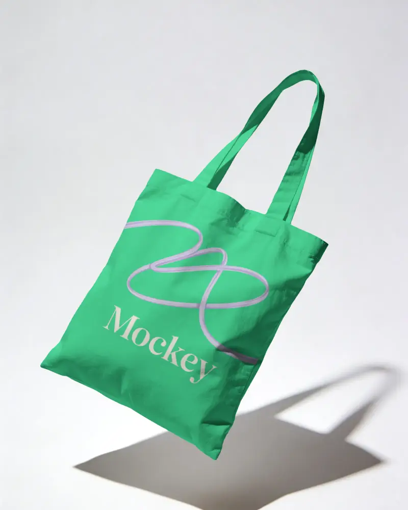Minimalist Cotton Tote Bag Mockup For Custom Prints And Designs Easy To Edit Template