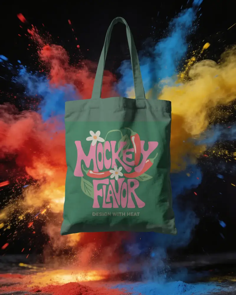 Eco Friendly Reusable Tote Bag Mockup For Branding And Promotional Use