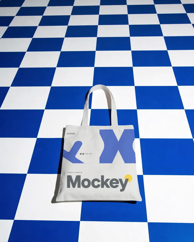 Blank Canvas Reusable Cotton Tote Bag Mockup For Custom Designs And Printing Showcase