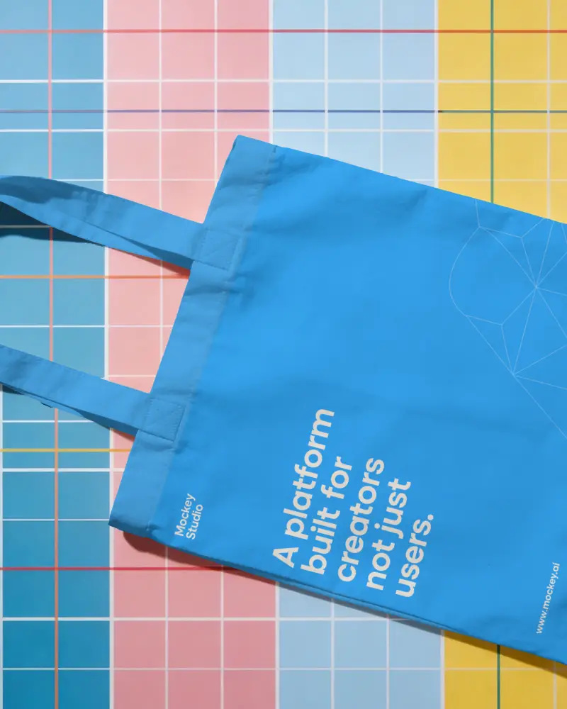 Reusable Cotton Tote Bag Mockup For Promoting Ecofriendly Shopping And Carrying Solutions