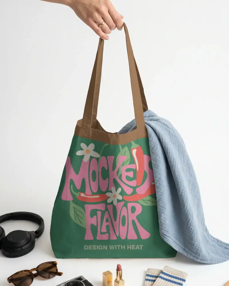 Versatile Plain Tote Bag Mockup For Custom Design And Personalized Fashion Accessory