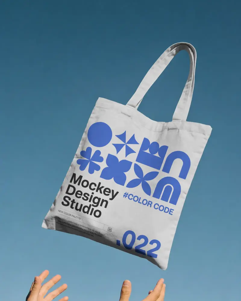 Eco Friendly Cotton Tote Bag Mockup For Custom Designs And Promotional Prints
