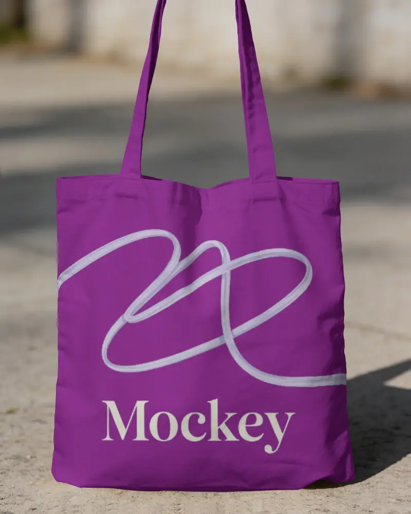 Ecofriendly Reusable Tote Bag Mockup For Custom Printing And Promotional Gifts Ideas