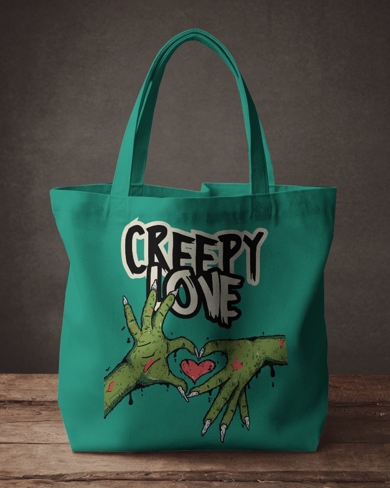 Dark Wood Background Tote Bag Mockup With Rustic Aesthetic Perfect For Organic Product Display