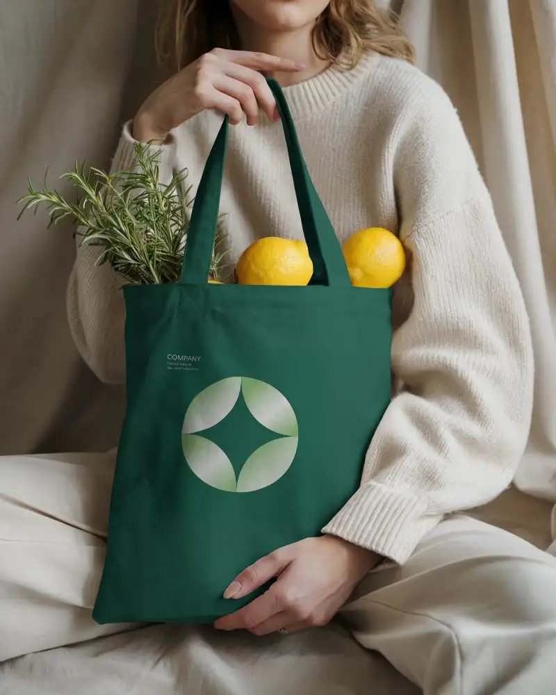 Eco Friendly Canvas Tote Bag Mockup Perfect For Groceries Gifts And Casual Use All Seasons