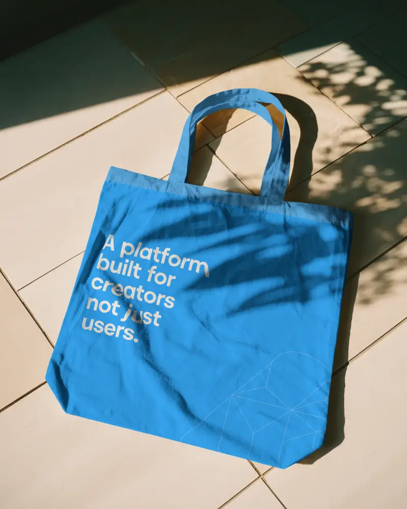 Stylish Eco Friendly Canvas Tote Bag Mockup For Custom Print Design