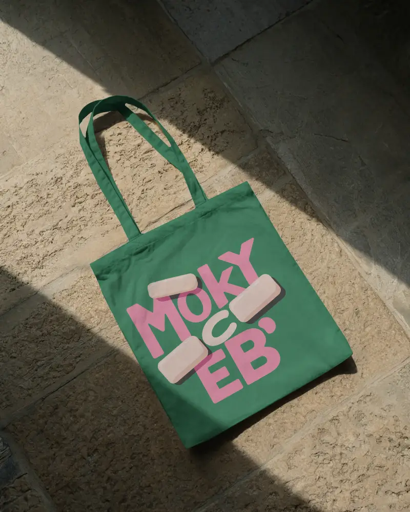 Blank Cotton Tote Bag Mockup For Promotional Products And Sustainable Fashion Marketing