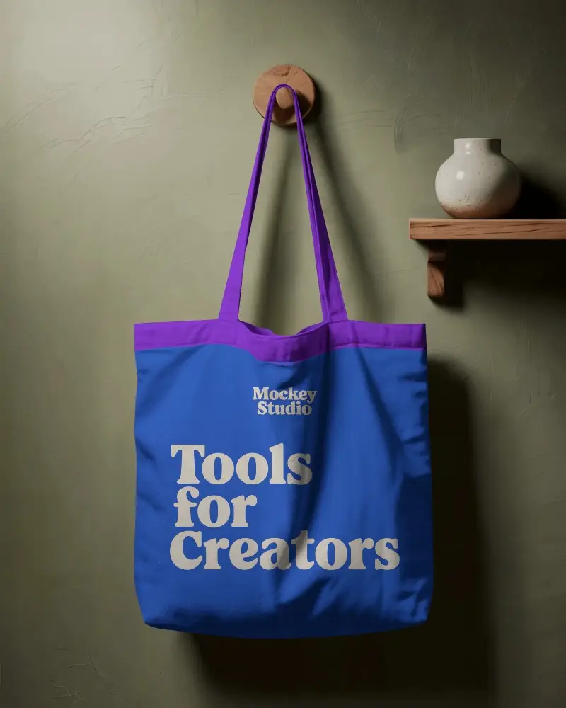 Minimalist Tote Bag Mockup For Eco Friendly Designs And Custom Printing Projects