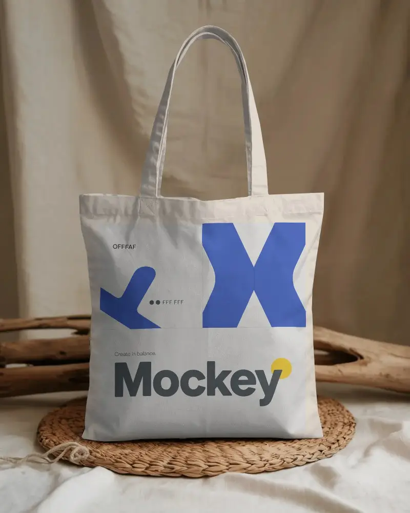 Minimalist Blank Tote Bag Mockup For Custom Printing And Personalized Design Projects