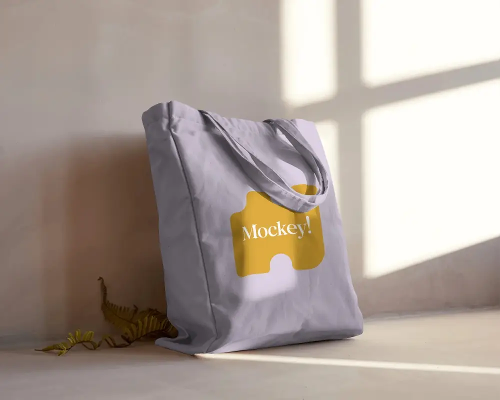 Eco Friendly Reusable Tote Bag Mockup For Custom Design Promotion And Branding Use
