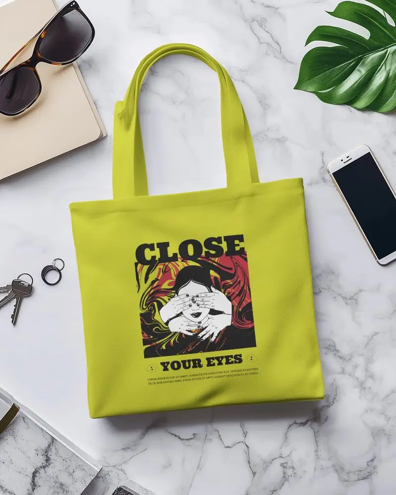  natural Linen Tote Mockup Folded Casually On Rustic Wooden Table With Morning Light Shadow