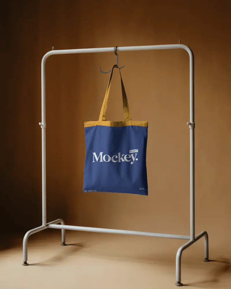 Lightweight Durable Tote Bag Mockup For Custom Prints And Promotional Merchandise Showcase