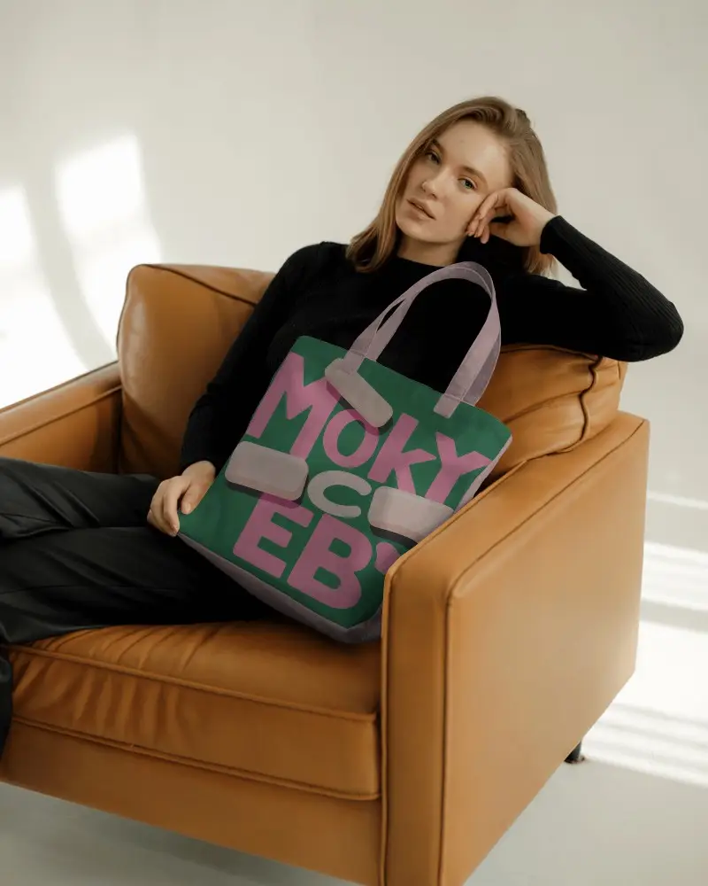Stylish Minimalist Tote Bag Mockup For Fashion And Lifestyle Brand Presentation Usage 0335