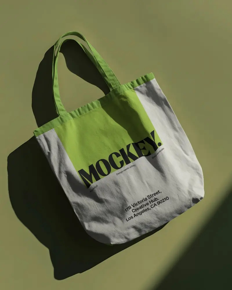 Stylish Tote Bag Mockup Perfect For Custom Print Designs And Promotional Products