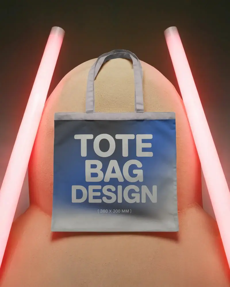 Eco Friendly Tote Bag Mockup For Custom Designs And Brand Promotion Projects