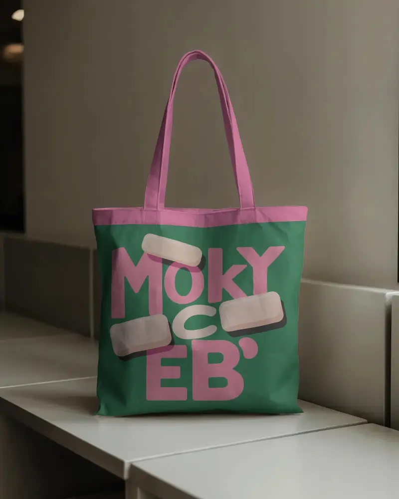 Plain Cotton Tote Bag Mockup For Custom Printing And Promotional Designs