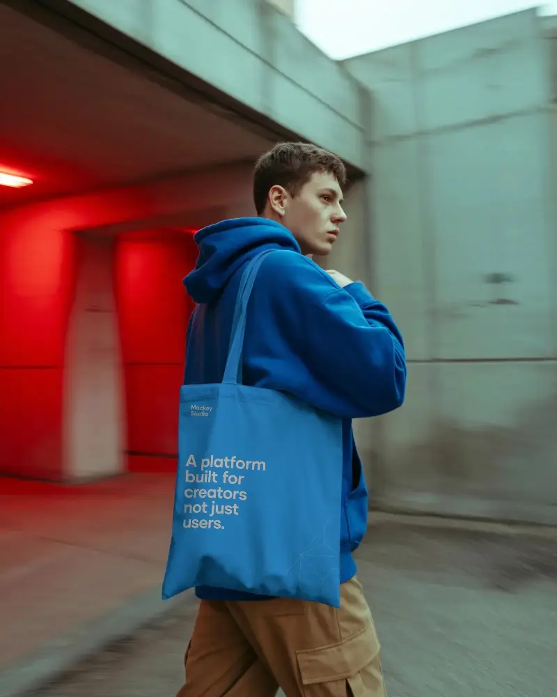 Minimalist Tote Bag Mockup Ideal For Print And Branding On The Go Carryall Design