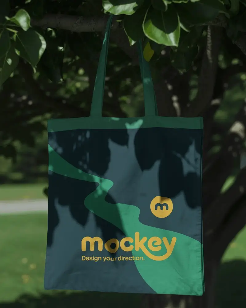 Eco Friendly Canvas Tote Bag Mockup For Sustainable Fashion And Custom Designs