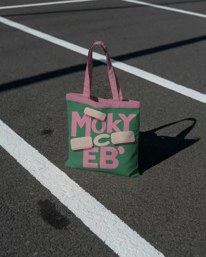 Eco Friendly Reusable Tote Bag Mockup For Shopping Fashion Accessories And Daily Essentials