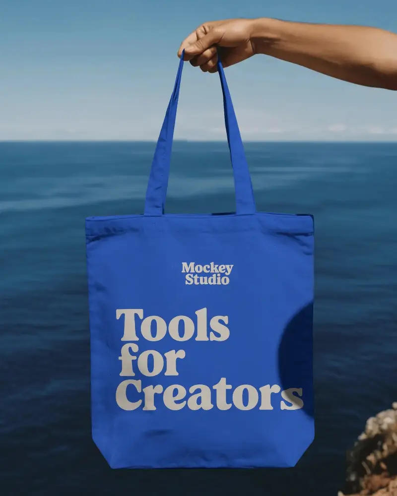 Eco Friendly Reusable Tote Bag Mockup For Custom Print Designs And Promotions Online