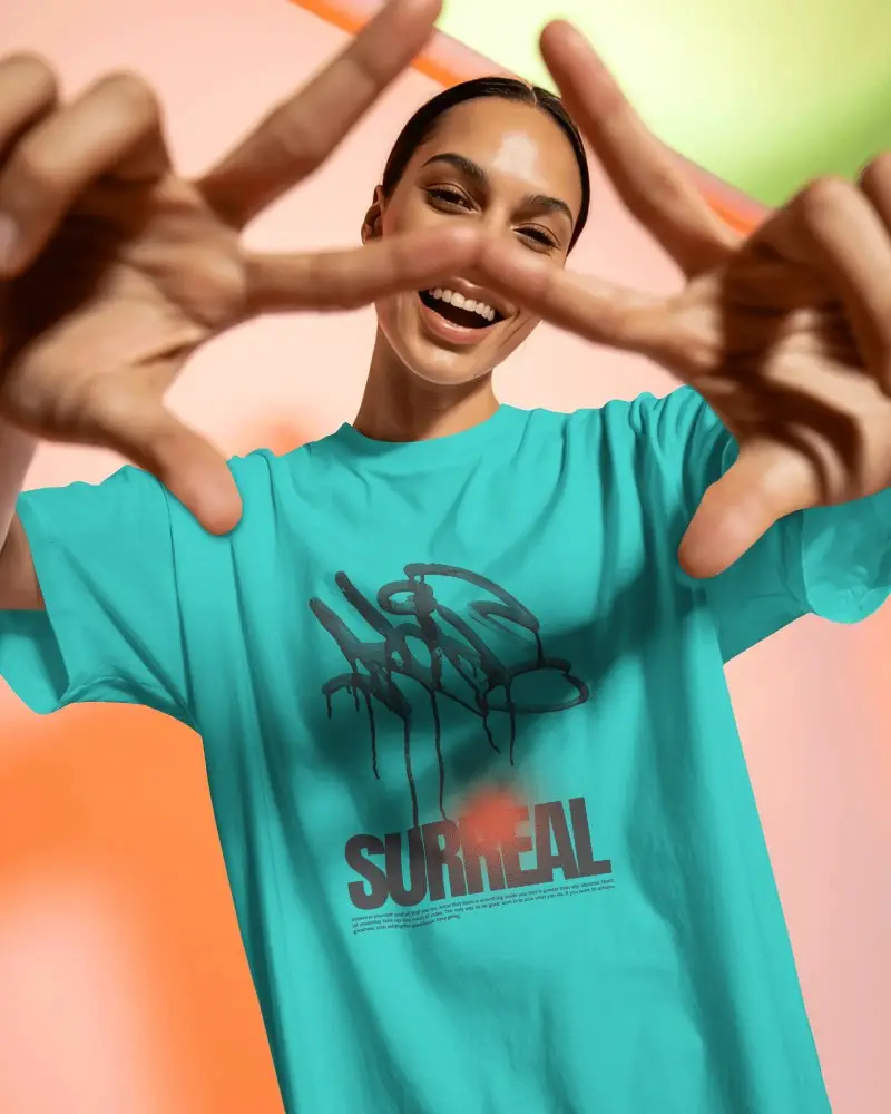 Casual Comfort Loose Fit Unisex Tshirt Mockup Perfect For Everyday Wear And Street Style