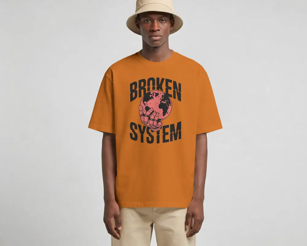 Premium Quality Relaxed Fit Crewneck Tshirt Mockup For Custom Graphic Designs And Printing