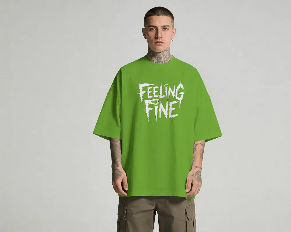 Modern Oversized Tshirt Mockup With Droptail Hem For Casual Streetwear And Summer Outfits