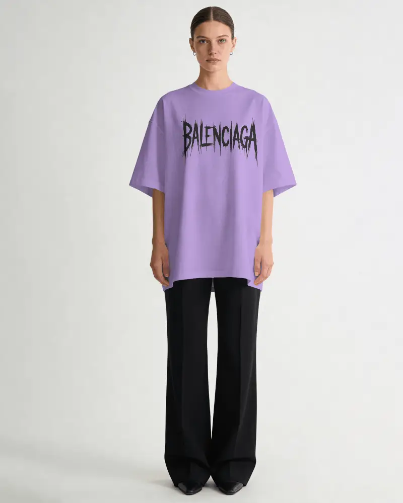 Oversized Relaxed Fit Tshirt Mockup For Womens Casual Stylish Comfortable Wear And Trendy Look