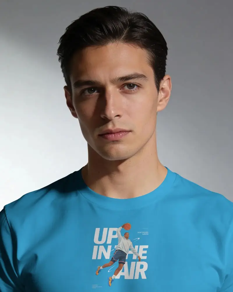 Premium Comfortable Casual Crew Neck Tshirt Mockup For Men Perfect Everyday Wear Style