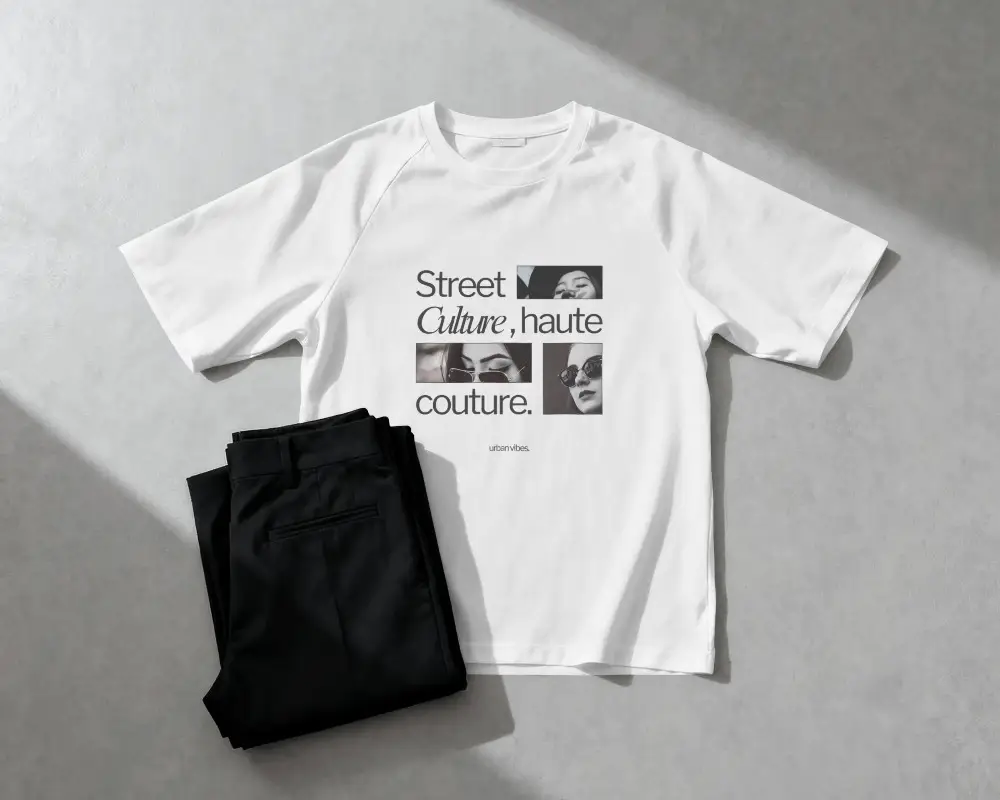 Premium Soft Cotton Crewneck Tshirt Mockup With Raglan Sleeves Perfect For Casual Wear And Style
