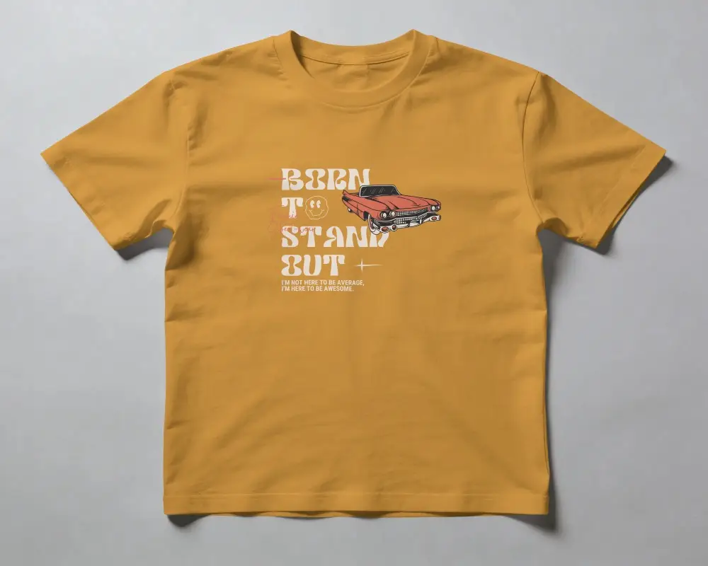 Premium Quality Short Sleeve T Shirt Mockup For Fashion Designers And Brand Representations