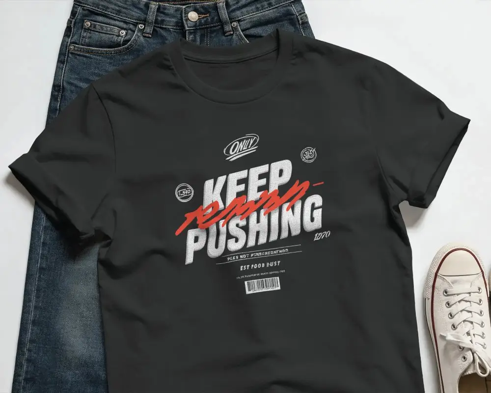 Stylish Basic Crewneck Tshirt Mockup With Rolled Sleeves For Print Ready