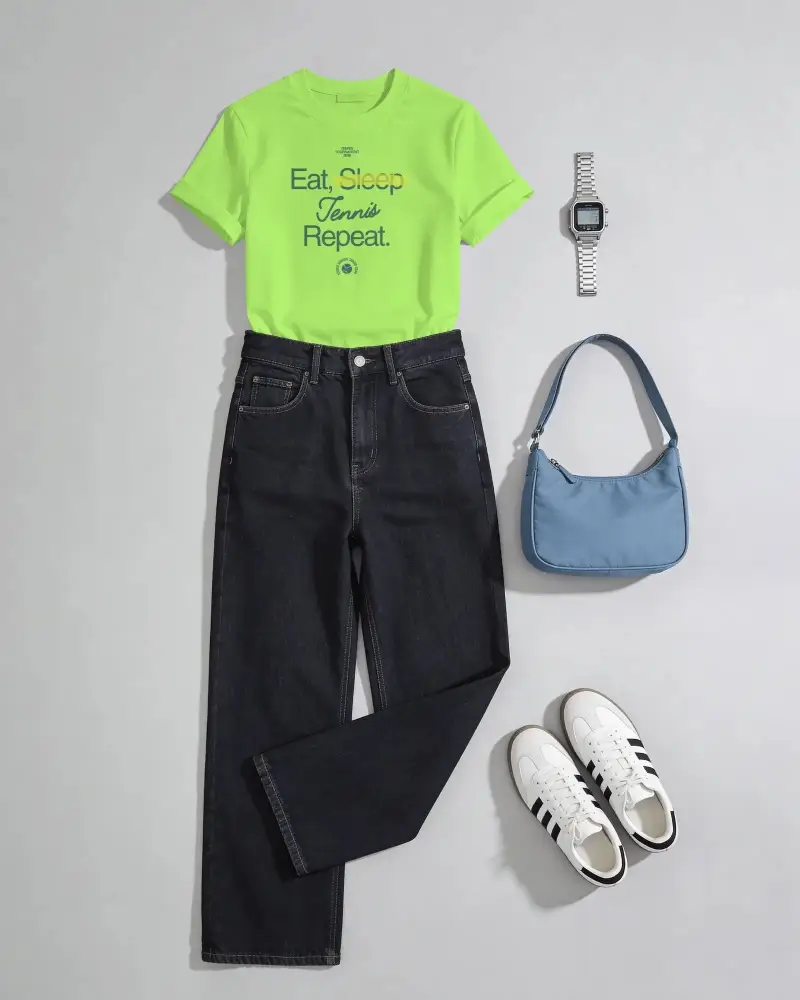 Casual Minimalist Basic T Shirt Mockup For Fashion Apparel Design Showcase