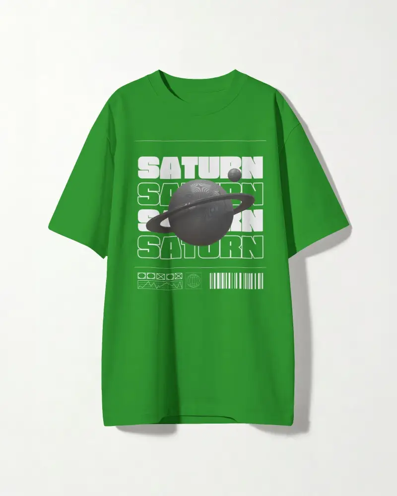 Front Facing T Shirt Mockup With Soft Shadow Detail And Minimal Product Focused Composition