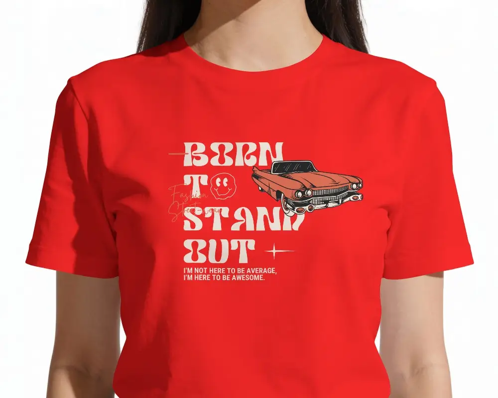 Close Up Female Model T Shirt Mockup With Clean Studio Background And Soft Apparel Focus