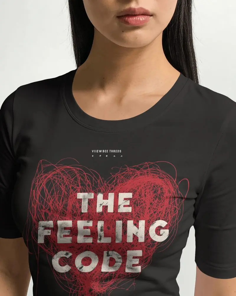 Closeup Womens T Shirt Mockup With Soft Fabric Detail And Natural Skin Texture And Neutral Lighting