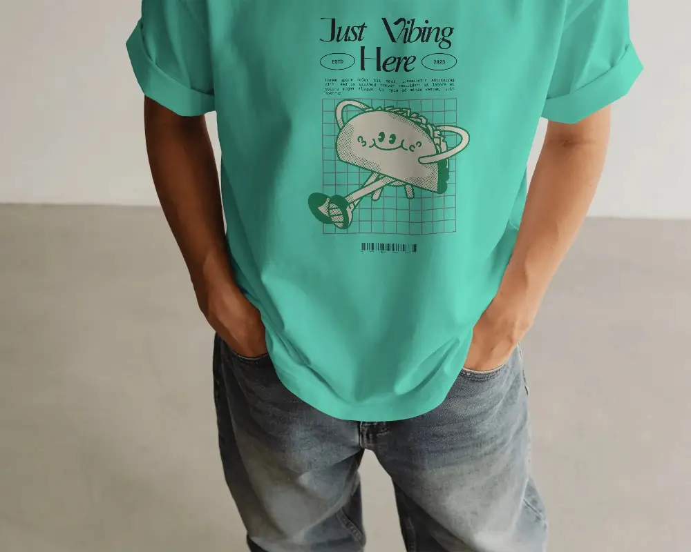 Comfortable Casual Tshirt Mockup For Modern Fashion And Streetwear Branding Presentations
