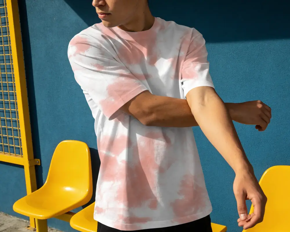 Premium Quality Cotton Crew Neck Tshirt Mockup For Men Perfect For Casual Wear And Everyday Style
