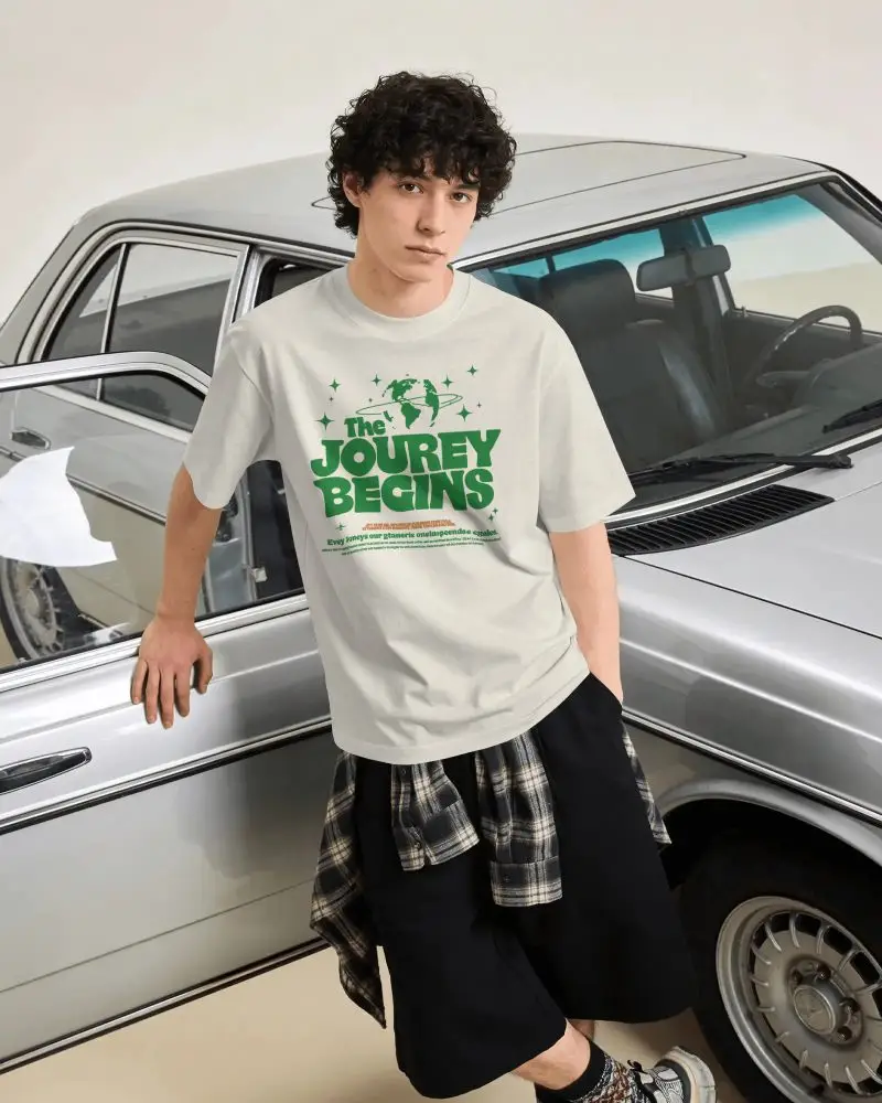 Urban Casual Loose Fit Tshirt Mockup For Men With Streetwear Style Urban Vibes And Comfort