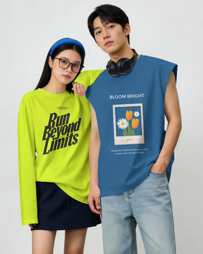 Stylish Comfortable Loose Fit T Shirt Mockup For Fashionable Unisex Styles