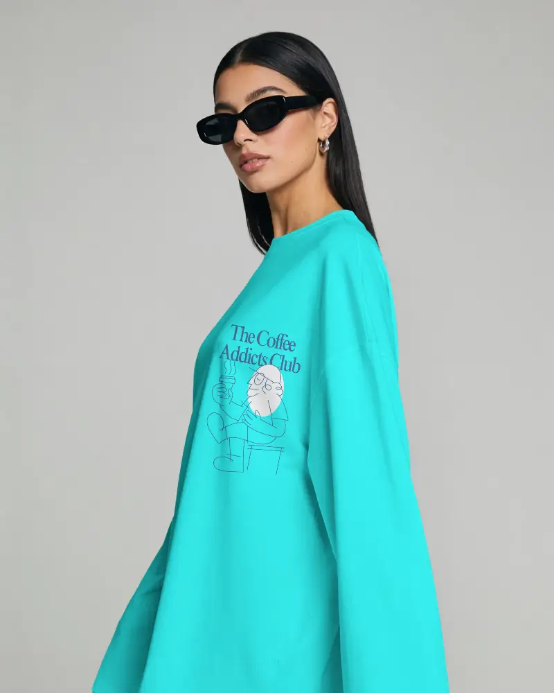 Oversized Long Sleeve Tshirt Mockup For Minimalist Fashion Brands And Apparel Showcase