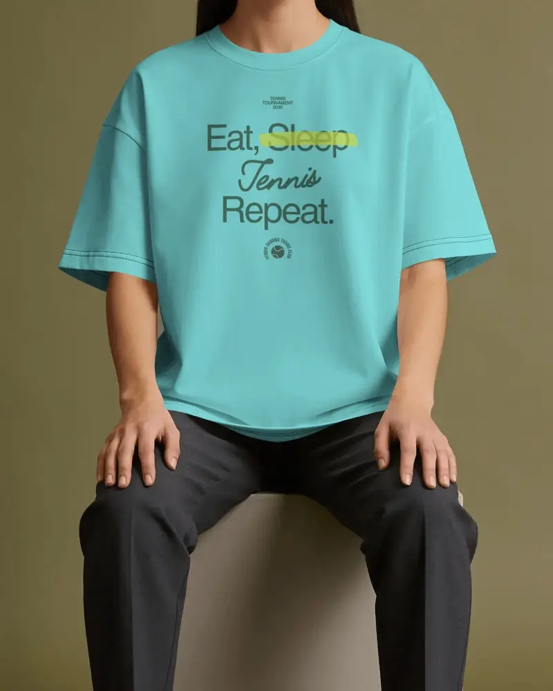 Comfortable Loose Fit Basic Tshirt Mockup For Men And Women Stylish Casual Wear Design