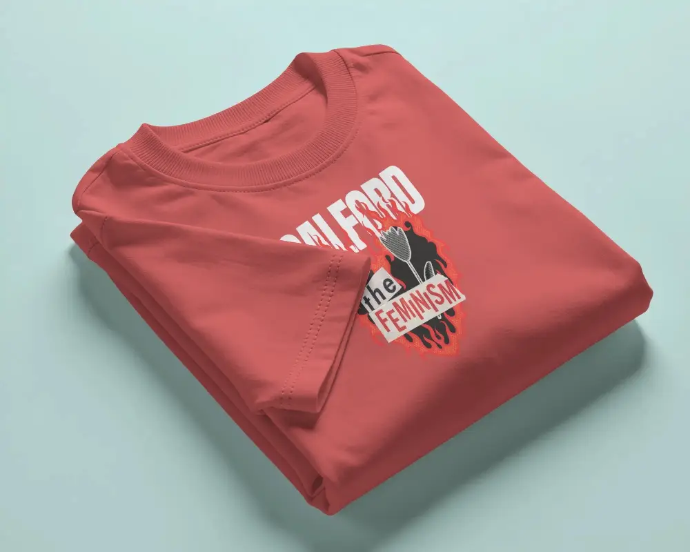 Premium Quality Basic Folded Tshirt Mockup For Fashion Brand Presentation And Product Display