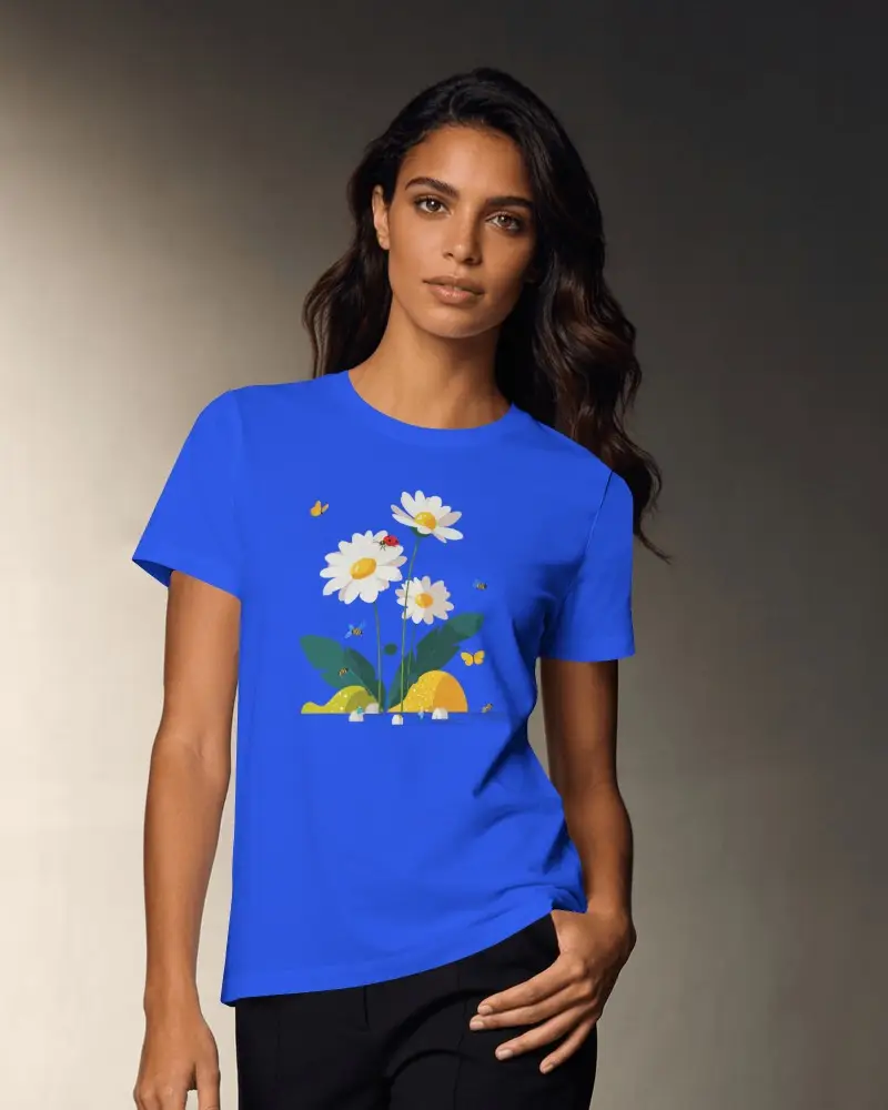 Cinematic Womens T Shirt Mockup Featuring Soft Highlight Falloff And Deep Editorial Shadows