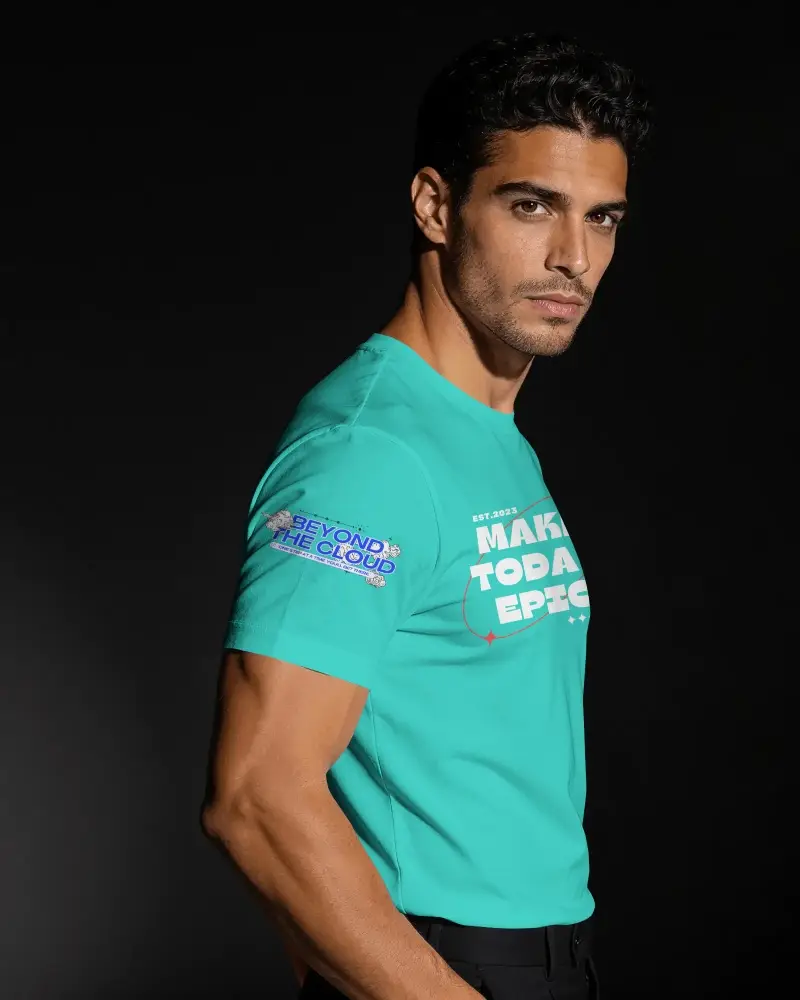 Classic Fit Crew Neck Tshirt Mockup For Men Casual Wear Stylish And Comfortable Daily Outfit