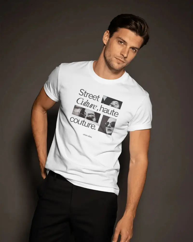Versatile Mens Crewneck Tshirt Mockup Clean Look Casual Outfit Staple Wardrobe Essentials