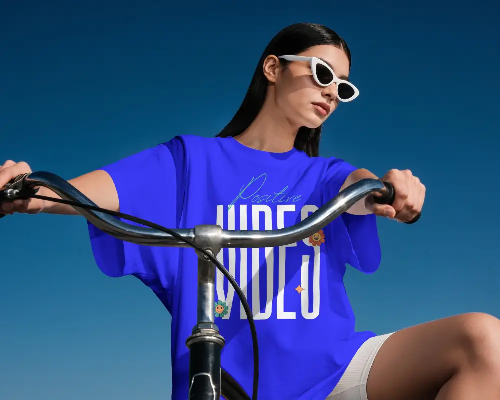 Premium Quality Oversized Tshirt Mockup Showcasing Modern Minimalist Fashion Statement