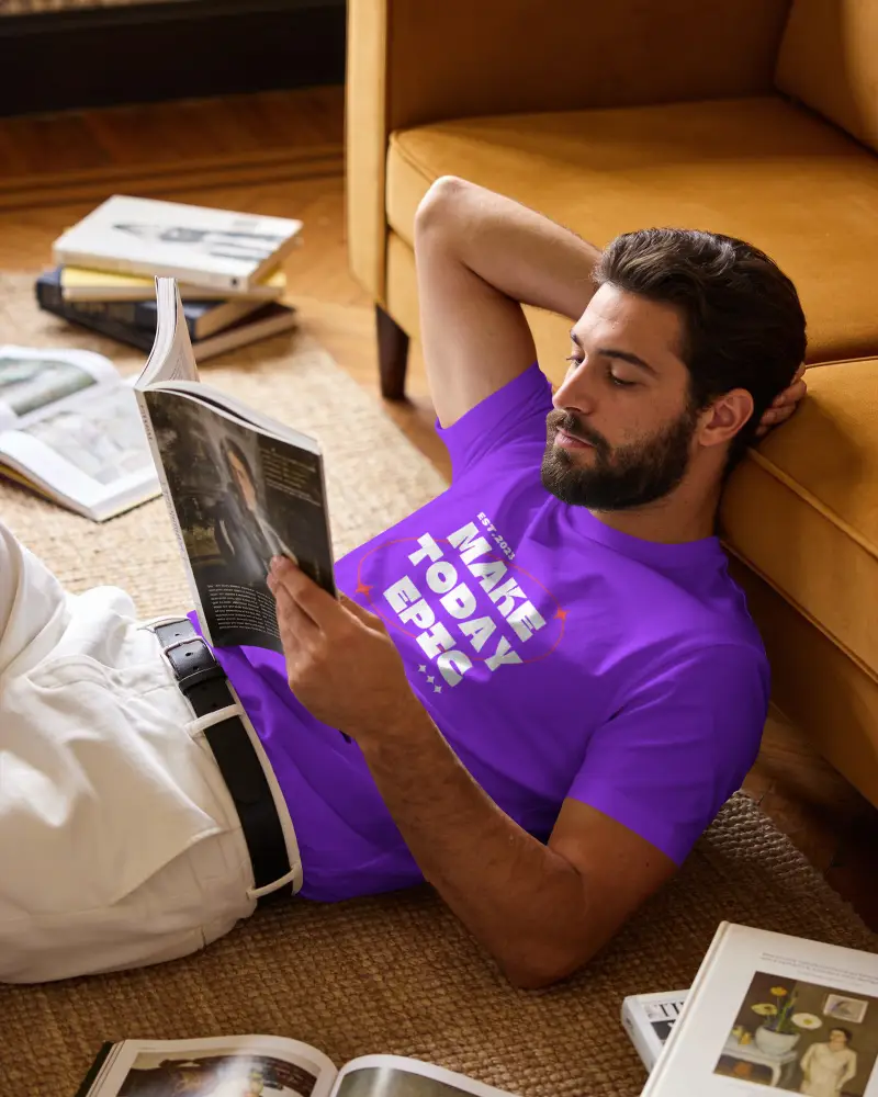 Modern Tshirt Mockup Ideal For Minimalist Fashion Brands And Lifestyle Promotions