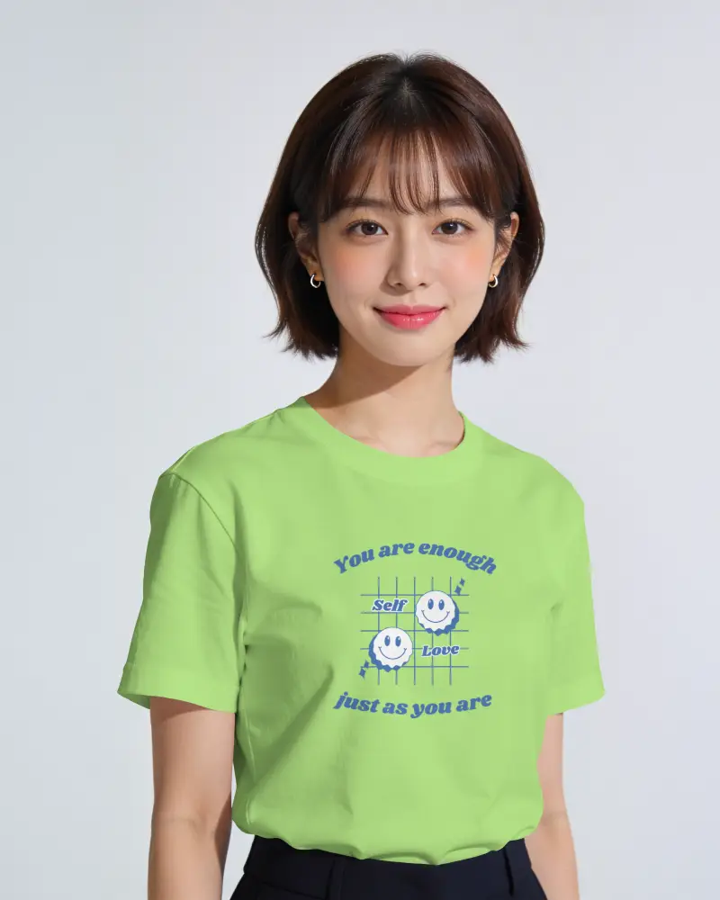 Premium Cotton Womens Tshirt Mockup With Short Sleeves And Relaxed Fit For Comfort