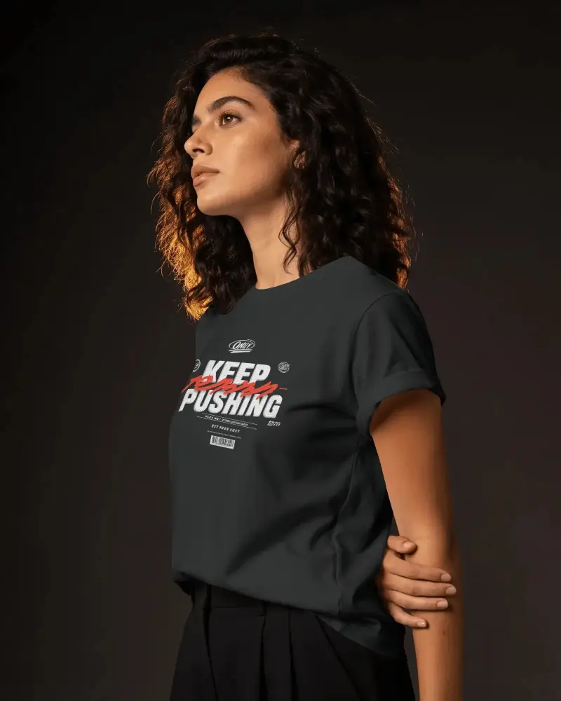 Modern Fit Tshirt Mockup With Soft Fabric Perfect For Minimalist Style And Smart Outfits